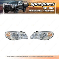 Pair of Head Light Right & Left Side for Hyundai Elantra Hd 08/2006 - On