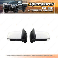 Electric Door Mirror Chrome Right & Left Side for Isuzu D - Max TFS