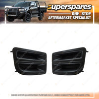 Pair of Right & Left Side Fog Light Cover for Isuzu D - Max 07/2012 - ON