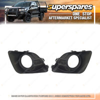 Right & Left Fog Light Cover No Hole for Mitsubishi Asx XA 08/2010-08/2012