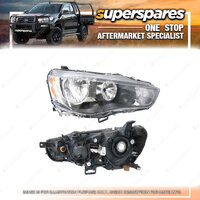 Right & Left Headlight Black for Mitsubishi Outlander ZH 08/2009-10/2012