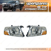 Head Light Right & Left for Mitsubishi Pajero Np 11/2002 - 10/2006