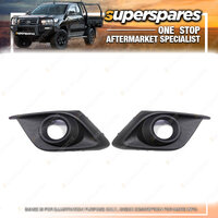 Right & Left Fog Lamp Cover for Mazda 3 Maxx BM With Lamp Hole 11/2013-ON