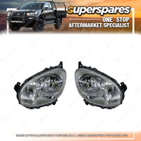 Head Light Right & Left Side for Nissan Micra K13 11/2010 - 11/2014