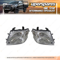 Right & Left Headlight for Nissan Navara D40 Spain Built 02/2010-04/2015