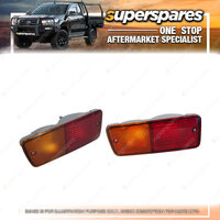 Right & Left Rear Bumper Bar Blinker for Nissan Patrol GQ 10/1991-ONWARDS