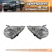 Pair of Right & Left Side Headlight for Suzuki Alto GF 07/2009 - 2013