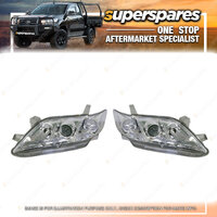 Pair of Right & Left Side Headlight for Toyota Camry CV40 2006 - 2009