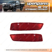 Right & Left Rear Bar Lamp Reflector for Toyota Corolla Sedan ZRE172 01/2013-ON