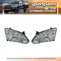 Right & Left Side Headlight for Toyota Corolla ZZE122 2004 - 2007