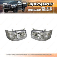 Right & Left Side Headlight for Toyota Hiace TRH KDH 08/2010-11/2013