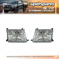 Right & Left Headlight for Toyota Landcruiser 100 SERIES Crystal 04/1998-04/2005