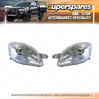 Head Light Right & Left Side for Toyota Yaris Ncp93 1.5L 01/2006 - On