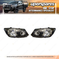 Pair of Headlight Right & Left Side for Volkswagen Caddy 08/2010 - On