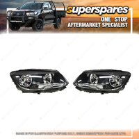 Pair of Headlight Right & Left Side for Volkswagen Caddy 2010 - 2015