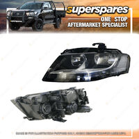 Superspares Left Headlight Halogen Type for Audi A4 S4 B8 01/2008-05/2012