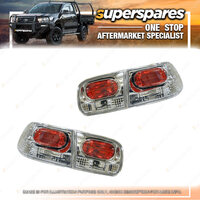 Superspares Tail Light Set for Honda Civic Eg / Eh 12 / 1991-09 / 1995