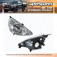 Superspares Right Headlight for Honda Jazz Vti S GD 10/2004-09/2008