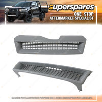 Superspares Front Grille for HYUNDAI EXCEL X2 02 / 1990 - 10 / 1991