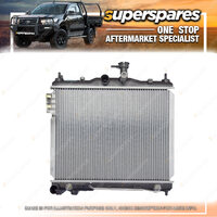 Radiator for Hyundai Getz TB Automatic Automatic Fan Bracket Holes Straight