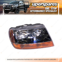 Superspares Headlight Right Hand Side for Jeep Grand Cherokee Wj/Wg 06/1999-2005