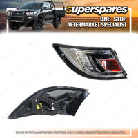 Superspares Left Outer Tail Light for Mazda 6 GH Clear Lens 12/2007-11/2012