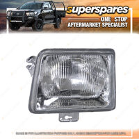 Superspares Left Hand Side Headlight for Mitsubishi COLT RB - RE 1983-1990