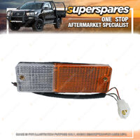 Superspares Right Bumper Bar Blinker for Mitsubishi L200 MC MD 1984-09/1986