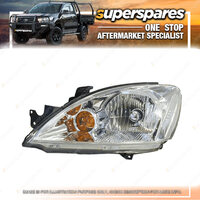 Superspares Left Headlight for Mitsubishi Lancer CH Chrome 08/2003-08/2007