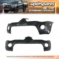 Front Upper Bumper Bar Cover for Mitsubishi Triton ML Suit 2Pcs Grille Type