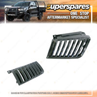 Superspares Right Black Grille for Mitsubishi Triton ML 07/2006-08/2009