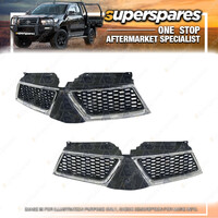 Front Grille for Mitsubishi Triton MN Chrome / Black Style 2 09/2009 -12/2014