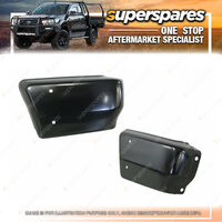 Superspares Right Front Bumper Bar End for Nissan Navara Z20 02/1988-05/1992