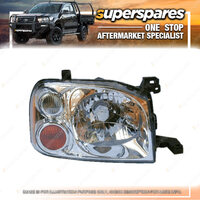 Superspares Head Light Right Hand Side for Nissan Navara D22 11/2001-On