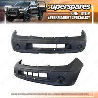 Front Bumper Bar Cover for Nissan Navara D40 Spain Built no Number Plate Holder