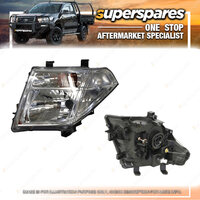 Left Headlight Without Globe Shade for Nissan Navara D40 12/2005-01/2010