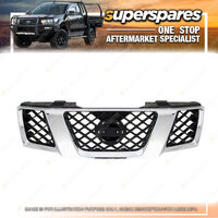 Superspares Grille for Nissan Pathfinder R51 07/2005 - 04/2010 CHROME/BLACK