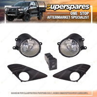 Fog Light Kit for Toyota Camry ASV50 AHV50 With Wires 12/2011-12/2014