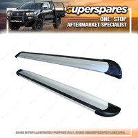 Superspares Side Steps Pair Oem Type for Toyota Hilux 2-Door Extra Cab 4/05-8/11