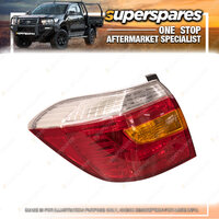 Superspares Left Tail Light for Toyota Kluger GSU40 SERIES 1 08/2007-09/2010