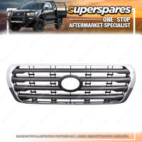 Front Grille for Toyota Landcruiser 200 SERIES Chrome/Black 08/2007-12/2011