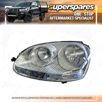 Superspares Left Headlight for Volkswagen Golf MK5 style 1 07/2004-09/2008