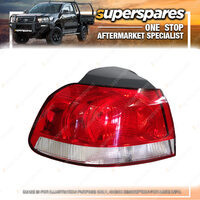 Superspares Left Tail Light for Volkswagen Golf MK6 10/2008-03/2013