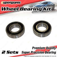 2x Front Wheel Bearing Kit for SUZUKI LJ50 I3 LJ80 LJ81 SIERRA LJ80 I4 CARB