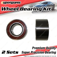 2x Front Wheel Bearing Kit for SAAB 900 9-3 9-5 2.0L 2.3L 2.5L 3.0L