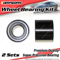 2x Rear Wheel Bearing Kit for RENAULT CLIO MK KANGOO LAGUNA I4 V6 2002-On