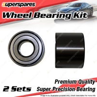 2x Rear Wheel Bearing Kit for Peugeot 307 1.6L 2.0L I4 2001-2009 W/O ABS