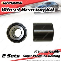 2x Rear Wheel Bearing Kit for MERCEDES BENZ A140 A160 LWB W168 1.6L I4