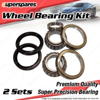 2x Front Wheel Bearing Kit for WOLSELEY HORNET A SERIES I4 1.0L 28KW 1965-1969