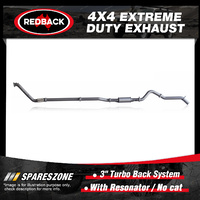 Redback 3" Exhaust & Resonator No cat for Ford Ranger PX P5AT 3.2L 01/11-09/16